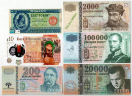 6db Különböző Színházi Kellék-, és Reklámpénz Tétel, Közte 2006. "60 éves A Forint" Sorszámozott Emlékív Az 1946-os 100  - Sin Clasificación