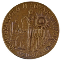 1983. "Ózd - 50km Gyalogló Magyar Bajnokság" öntött Bronz Plakett (110mm) T:XF - Non Classés