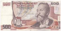 Ausztria 1985. 500Sch T:F Erős Papír Austria 1985. 500 Schilling C:F Sturdy Paper Krause P#151 - Non Classés