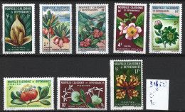 NOUVELLE-CALEDONIE 314 à 21 Oblitérés Côte 43.50 € - Unused Stamps