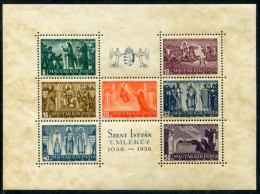 HUNGARY 1938 St.Stephen Anniversary  Block MNH / **.  Michel Block 4 - Nuovi