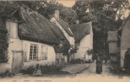 CARTE POSTALE ORIGINALE ANCIENNE : JOUY DES VIEILLES MAISONS ANIMEE EURE ET LOIR (28) - Jouy