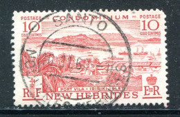 NOUVELLES HEBRIDES- Y&T N°187- Oblitéré (très Belle Oblitération!!!) - Used Stamps