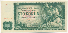 Csehszlovákia 1961. 100K T:F Szép Papír Czechoslovakia 1961. 100 Korun C:F Fine Paper Krause P#91 - Sin Clasificación
