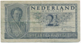 Hollandia 1949. 2 1/2G "5 VK 060994" T:F Netherlands 1949. 2 1/2 Gulden "5 VK 060994" C:F Krause 73. - Ohne Zuordnung