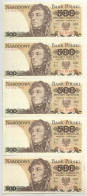 Lengyelország 1982. 500Zl (5x) Közte Közeli Sorszámok T:UNC,AU Poland 1982. 500 Zlotych (5x) With Close Serials C:UNC,AU - Sin Clasificación