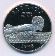 Amerikai Egyesült Államok 1996S 1/2$ Cu-Ni "Atlantai Olimpia - Úszás" Kapszulában T:PP  USA 1996S 1/2 Dollar Cu-Ni "Atla - Non Classificati