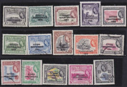 Guiana         .   SG    .  Serie  15 Stamps  .  Mixed Watermarks   .     O       .    Cancelled - Guayana Británica (...-1966)