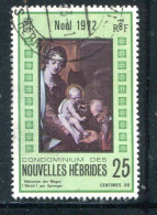 NOUVELLES HEBRIDES- Y&T N°350- Oblitéré (Noël) - Used Stamps