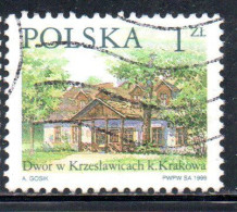 POLONIA POLAND POLSKA 1999 COUNTRY ESTATES KRZESLAWICACH 1z USED USATO OBLITERE' - Used Stamps