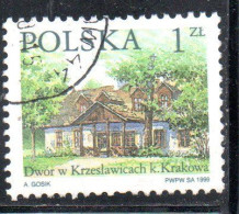 POLONIA POLAND POLSKA 1999 COUNTRY ESTATES KRZESLAWICACH 1z USED USATO OBLITERE' - Gebruikt