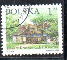 POLONIA POLAND POLSKA 1999 COUNTRY ESTATES KRZESLAWICACH 1z USED USATO OBLITERE' - Usati