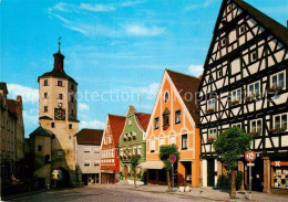 73007159 Guenzburg Marktplatz Mit Stadttor Guenzburg - Günzburg