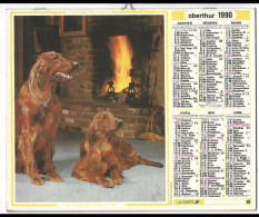 Almanach  Calendrier  P.T.T  - La Poste - 1990 -   Chien - Autres & Non Classés