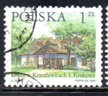 POLONIA POLAND POLSKA 1999 COUNTRY ESTATES KRZESLAWICACH 1z USED USATO OBLITERE' - Usados