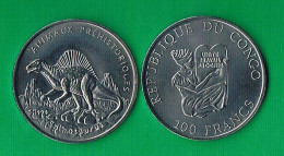 Congo 100 Francs - Spinosaurus - 1994 - Congo (República Democrática 1998)