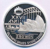 Észak-Korea 1997. 250W Ag "Sydney-i Olimpia 2000 - Operaház" T:PP  North Korea 1997. 250 Won Ag "Sydney Olympics 2000 -  - Unclassified
