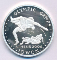 Észak-Korea 2003. 10W Ag "Athéni Olimpiai Játékok 2004" T:PP North Korea 2003. 10 Won Ag "Athens Olympic Games 2004" C:P - Ohne Zuordnung