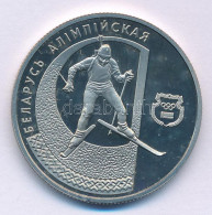 Fehéroroszország 1997. 1R Cu-Ni "Téli Olimpia, Nagano - Biatlon" Kapszulában T:PP Belarus 1997. 1 Rouble Cu-Ni "Winter O - Non Classés