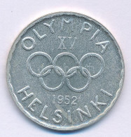 Finnország 1952. 500M Ag "Olimpia" T:XF Finland 1952. 500 Markkaa Ag "Olympiad" C:XF Krause KM#35 - Sin Clasificación