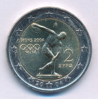 Görögország 2004. 2E "XXVIII. Olimpiai Játékok - Athén" T:AU,XF Greece 2004. 2 Euro "XXVIIIth Olympic Games 2004 In Athe - Non Classificati