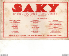 Buvard SAKY Insecticides Raticides - Wash & Clean