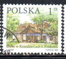 POLONIA POLAND POLSKA 1999 COUNTRY ESTATES KRZESLAWICACH 1z USED USATO OBLITERE' - Usati