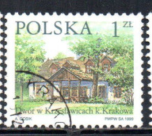 POLONIA POLAND POLSKA 1999 COUNTRY ESTATES KRZESLAWICACH 1z USED USATO OBLITERE' - Oblitérés