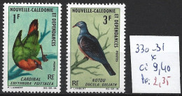 NOUVELLE-CALEDONIE 330-31 * Côte 9.40 € - Nuevos