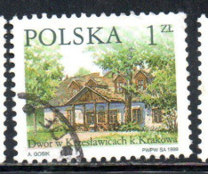 POLONIA POLAND POLSKA 1999 COUNTRY ESTATES KRZESLAWICACH 1z USED USATO OBLITERE' - Usados