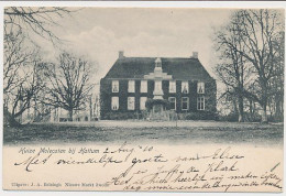 13- Prentbriefkaart Hattem 1910 - Huize Molecaten - Hattem