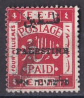 Palestine -  1920   Y&T  N ° 18  Oblitéré ( Surcharge Arabe 10 Mm ) - Palestine