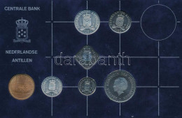 Holland Antillák 1983. 1c - 1G (6xklf) Forgalmi Sor + "Rijks Munt" Cu Zseton Műanyag Dísztokban T:UNC Netherlands Antill - Ohne Zuordnung