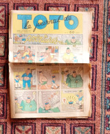 Le Journal De Toto N° 36 - Jeudi 11 Novembre 1937 - Les Aventures De Toto - Andere & Zonder Classificatie