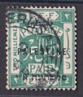 Palestine -  1922 -  Y&T  N ° 38  Oblitéré ( Surcharge Arabe 8 Mm ) - Palestine