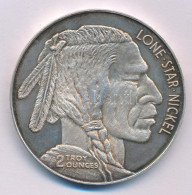 Amerikai Egyesült Államok DN "Lone Star Nickel / Dallas Specialty Mint" Jelzett Ag Emlékérem (61,82g/0.999/47mm) T:AU Pa - Sin Clasificación