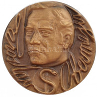 Csehszlovákia 1981. "Jaroslav Obermajer" Kétoldalas Br Emlékérem. Szign.:Sindelar (50mm) T:1- Kis Patina, ü. Czechoslova - Non Classificati