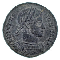 Római Birodalom / Ticinum / Crispus 321-322. AE Follis (2,77g) T:XF Roman Empire / Ticinum / Crispus 321-322. AE Follis  - Zonder Classificatie