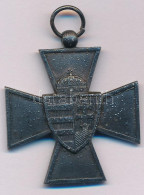 1940. "Nemzetvédelmi Kereszt" Ezüstözött Bronz Kitüntetés Mellszalag Nélkül T:XF Patina Hungary 1940. "National Defense  - Non Classificati