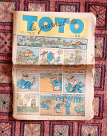 Le Journal De Toto N° 50 - Jeudi 17 Février 1938 - Les Aventures De Toto - Other & Unclassified