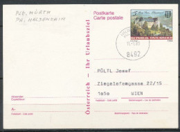 Autriche 1988 Entier Postal Burg Grein Oberôsterreich Ayant Circulé - Omslagen