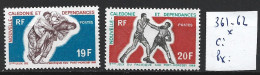 NOUVELLE-CALEDONIE 361-62 * Côte 11 € - Neufs