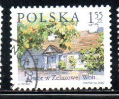 POLONIA POLAND POLSKA 2000 COUNTRY ESTATES ZELAZOWA WOLA 1.55z USED USATO OBLITERE' - Usati