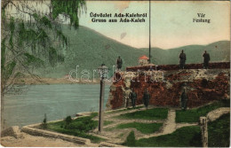 T2/T3 1906 Ada Kaleh, Vár, Katonák / Festung / Castle, K.u.K. Soldiers (EK) - Ohne Zuordnung