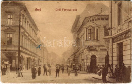 * T3/T4 Arad, Deák Ferenc Utca, Ruzsek Ferenc üzlete, Gyógyszertár. Ifj. Klein Mór Kiadása / Street, Shops, Pharmacy (Rb - Sin Clasificación