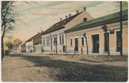 * T3 1911 Arad, Újarad, Új-Arad, Aradul Nou; Főszolgabírói Hivatal / Street View, Judge's Office (szakadás / Tear) - Zonder Classificatie