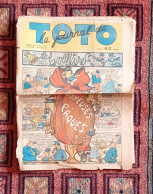 Le Journal De Toto N° 58 - Jeudi 14 Avril 1938 - Les Aventures De Toto - Otros & Sin Clasificación