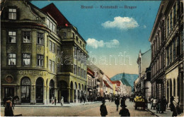 T2/T3 1915 Brassó, Kronstadt, Brasov; Korona Szálloda és Kávéház, Bodendorf Cukrászat / Hotel Krone / Hotel And Café, Co - Non Classés