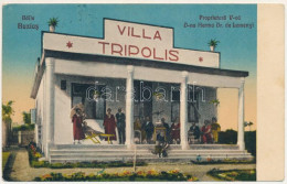 T2/T3 1928 Buziásfürdő, Baile Buzias; Villa Tripolis. Proprietera V-vá D-na Herma Dr. De Lemenyi (EK) - Non Classés