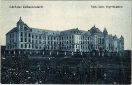 T2 1913 Csíkszereda, Miercurea Ciuc; Római Katolikus Főgimnázium. Svoboda Miklós Kiadása / Catholic Grammar School - Ohne Zuordnung